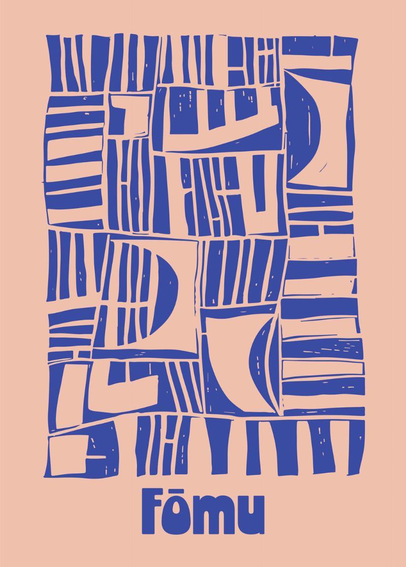 LinoCut Abstrakt 01 af Fōmu Illustrationer