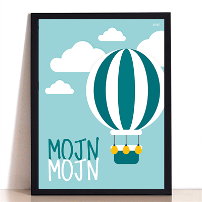 SOMMER I SYDJYLLAND – LUFTBALLON PLAKAT
