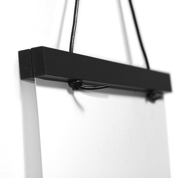 HOEI Magnetramme 51 cm – Sort Træ til Plakat 50x70