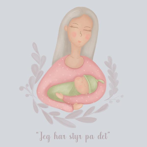 Lille Plakat: Mor og Baby - Sovetid