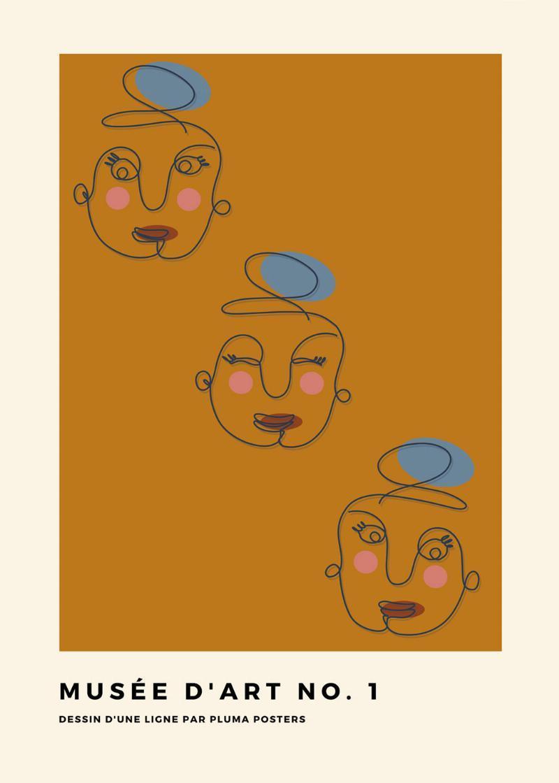 Pluma Posters Mus?e d'art nr. 1