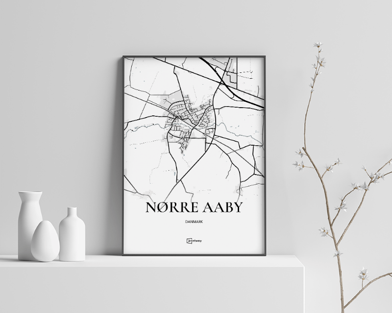 Nørre Aaby Plakat 70×100 cm (B1)