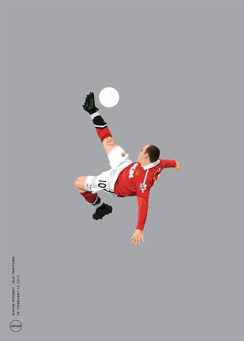 Wayne Rooney - 12. februar 2011 - 78' Plakat