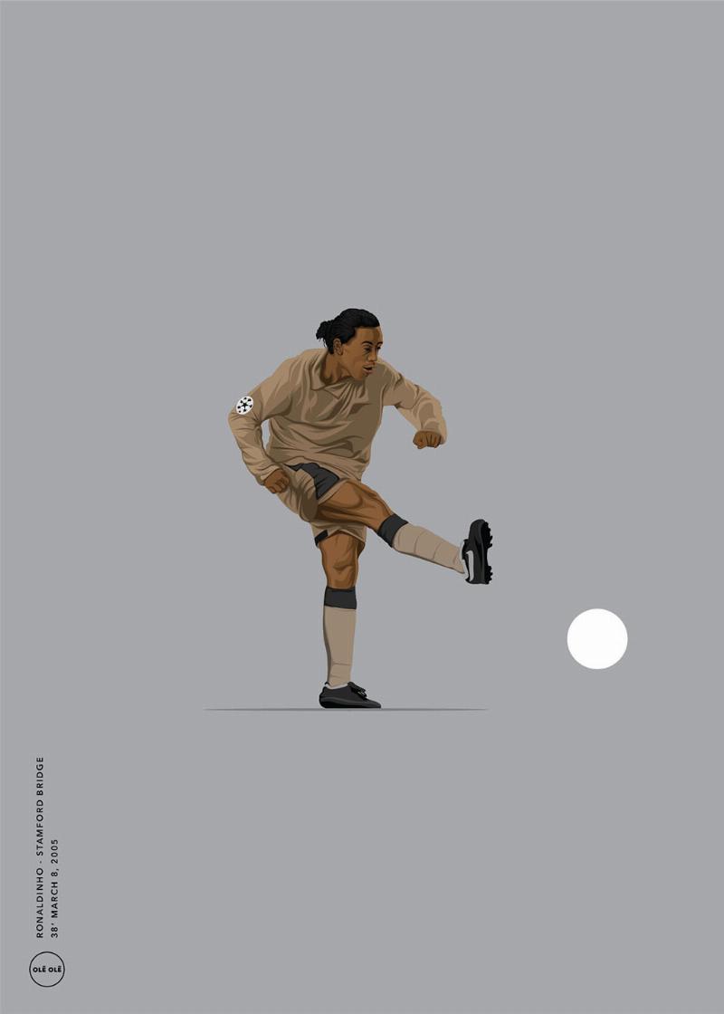 Ronaldinho - 8. marts 2005 - 38' af Olé Olé