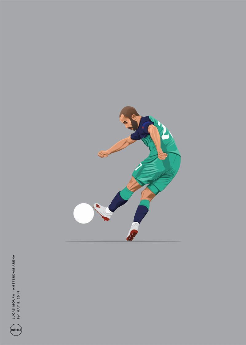 96' - 8. maj 2019 - Lucas Moura plakat