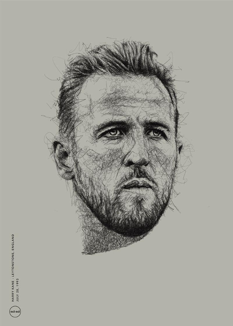 Ikoner – Harry Kane af Olé Olé