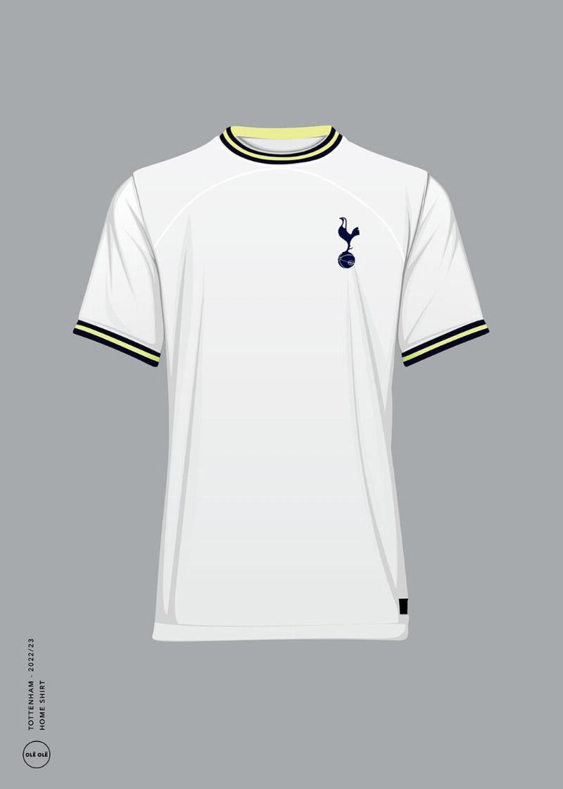 Tottenham - Hjemmeshirt 2022/23 fra Olé Olé