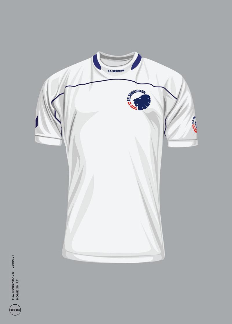 FCK Hjemme T-shirt 2000/01 fra Ol? Ol?