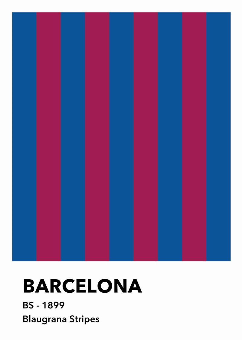 Barcelona – Blaugrana Striber af Olé Olé