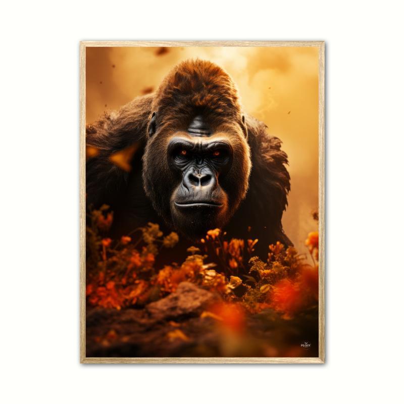 Gorilla Plakat 21 x 29,7 cm (A4)