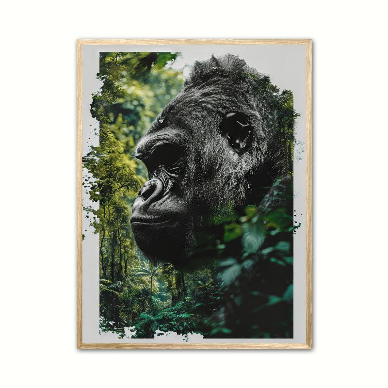 Gorilla Plakat 19 - A4 21 x 29,7 cm