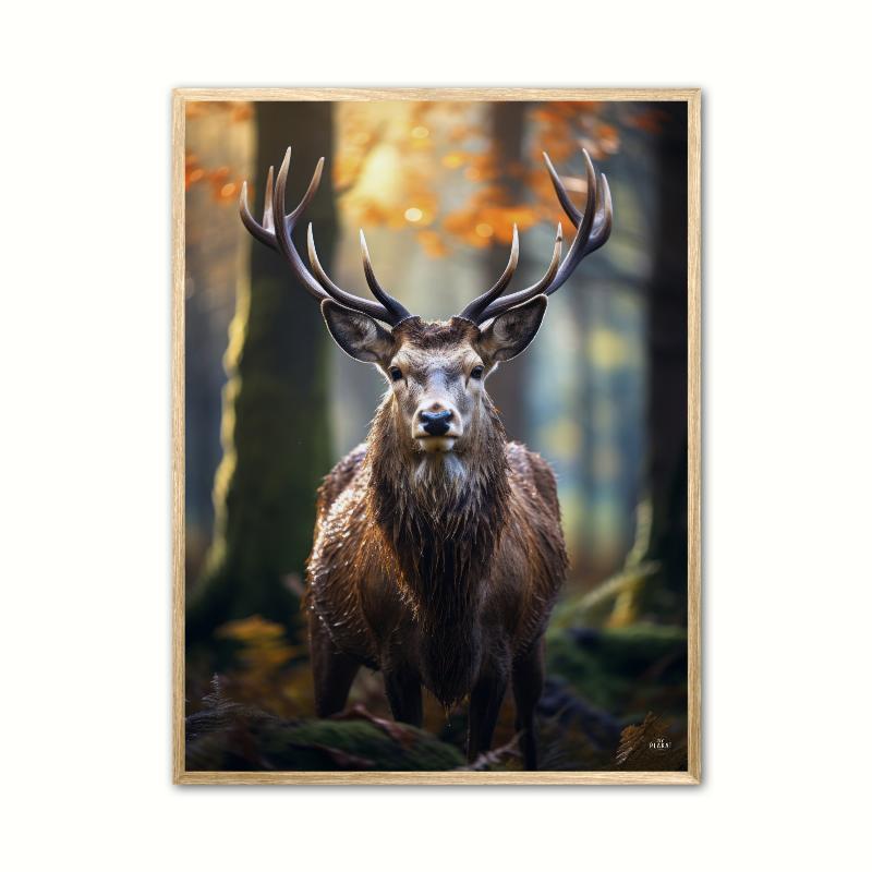 Hjort Plakat 21 x 29,7 cm (A4)