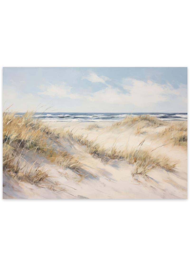 Sommerstrand Plakat – Smuk Kunst til Væggen