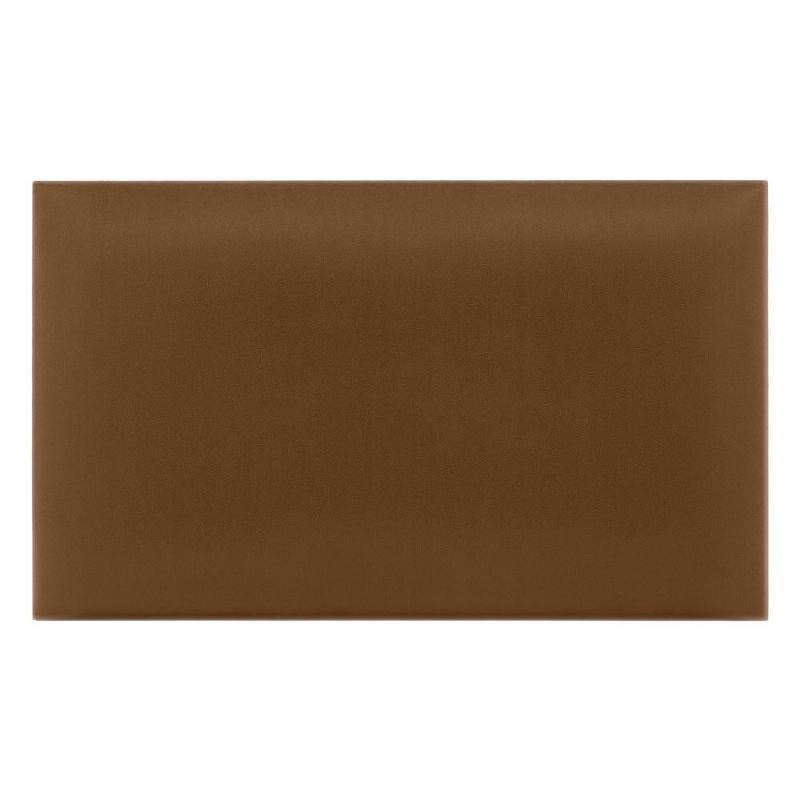 Polstret panel i honningfarve