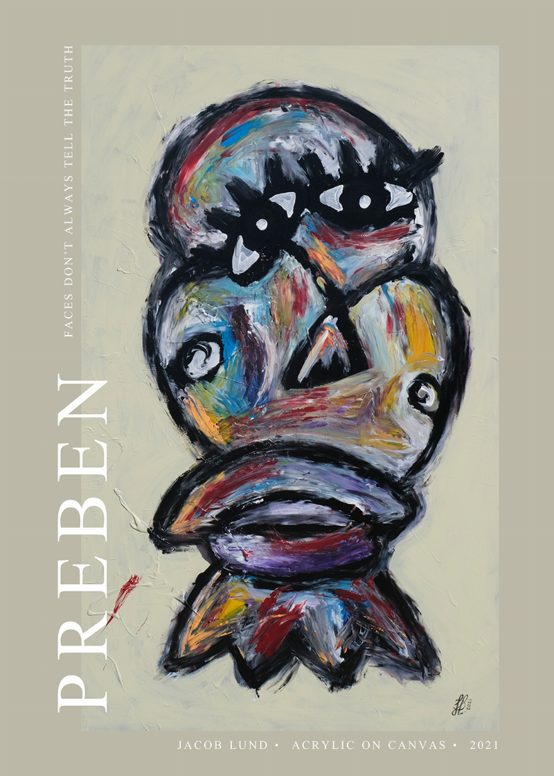 Preben plakat af Jacob Lund Kunst