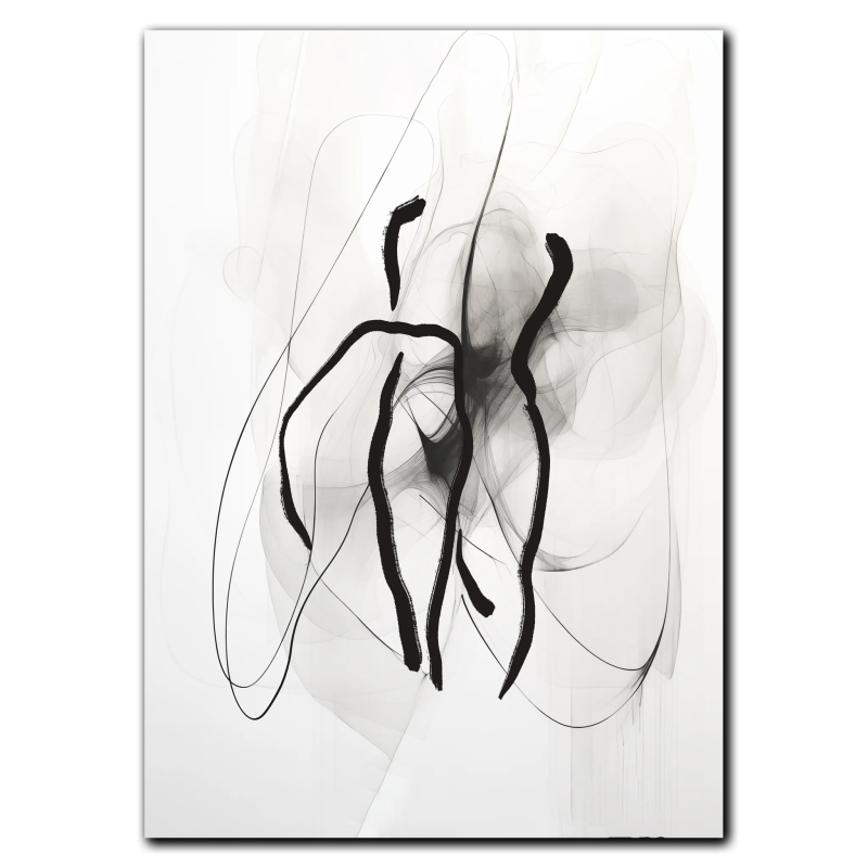 Dansende Skygger Plakat 21x30 cm (A4) - Uden ramme
