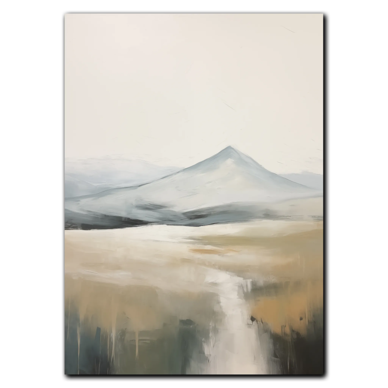 Stille Bjerg Plakat 21x30 cm (A4) - Uden ramme