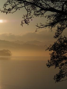Solnedgang af Bytraberg