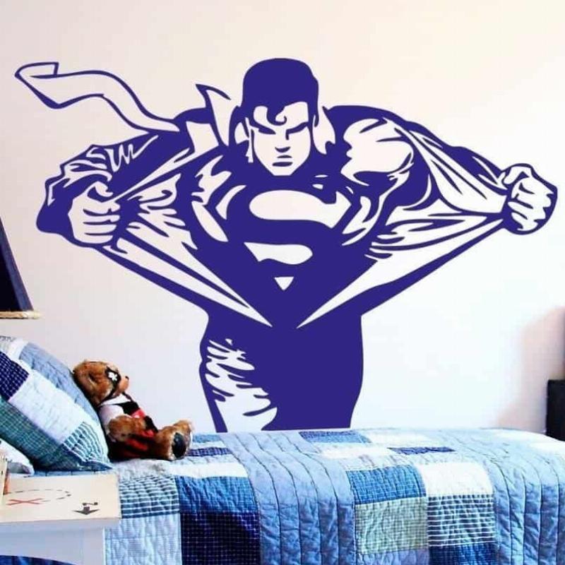 Superman - Væggklistermærke