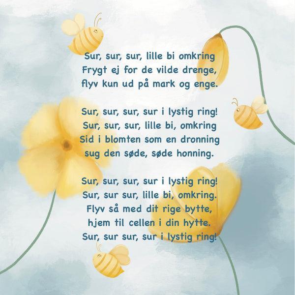 Lille Bi Plakat - Sur Sur Sur Sangplakat