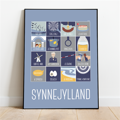 SYNNEJYLLAND - BLÅ FARVE
