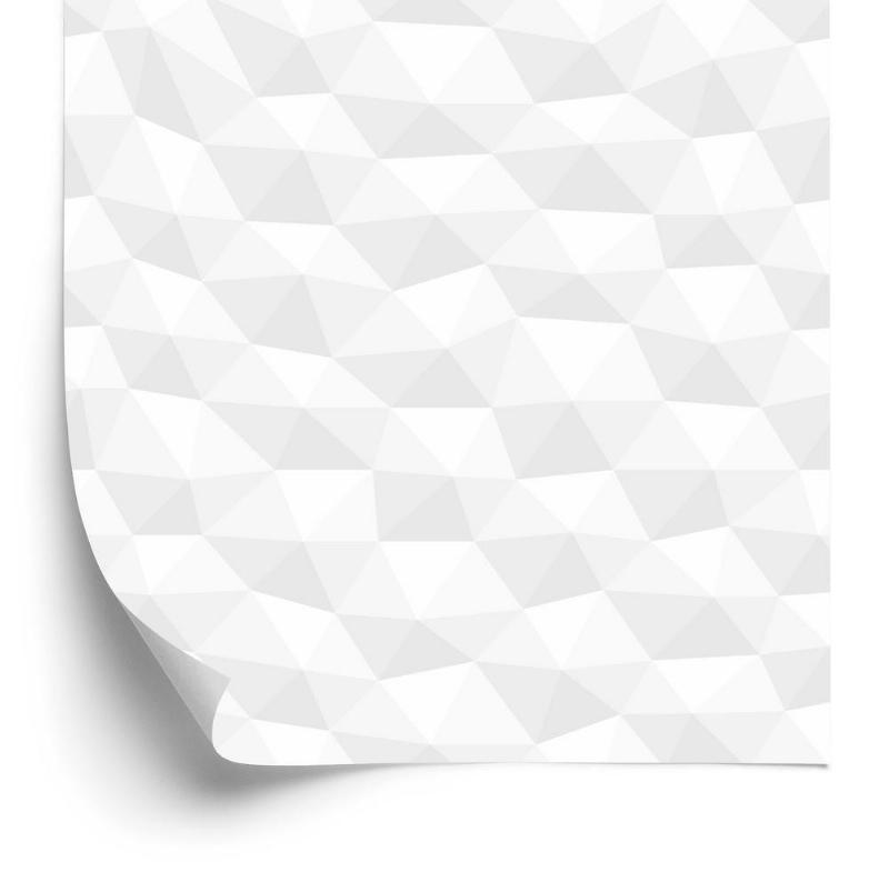3D Geometrisk Tapet til Moderne Soveværelse