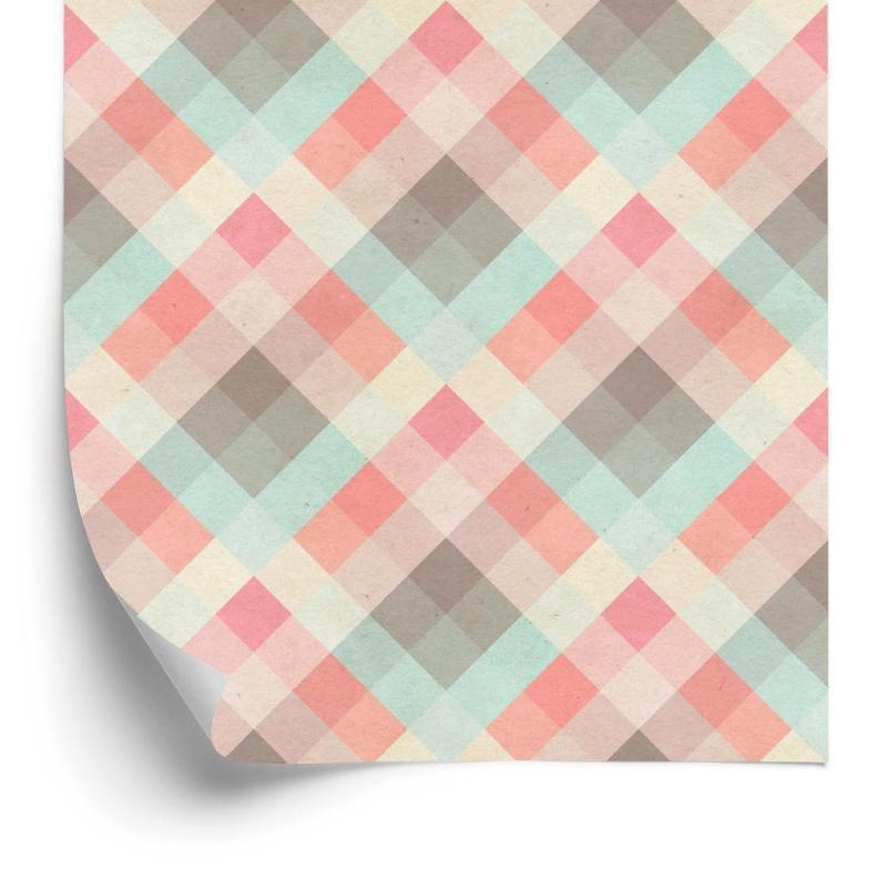 Tapet - Retro Diamantdesign