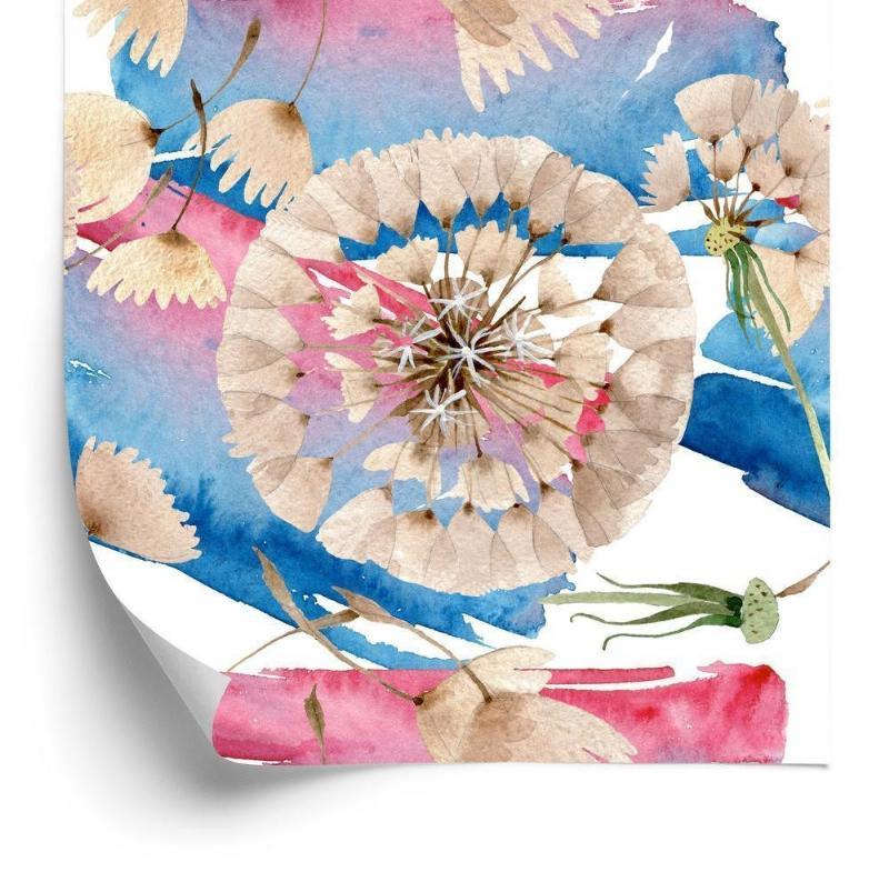 Tapet med Mælkebøtte Motiver