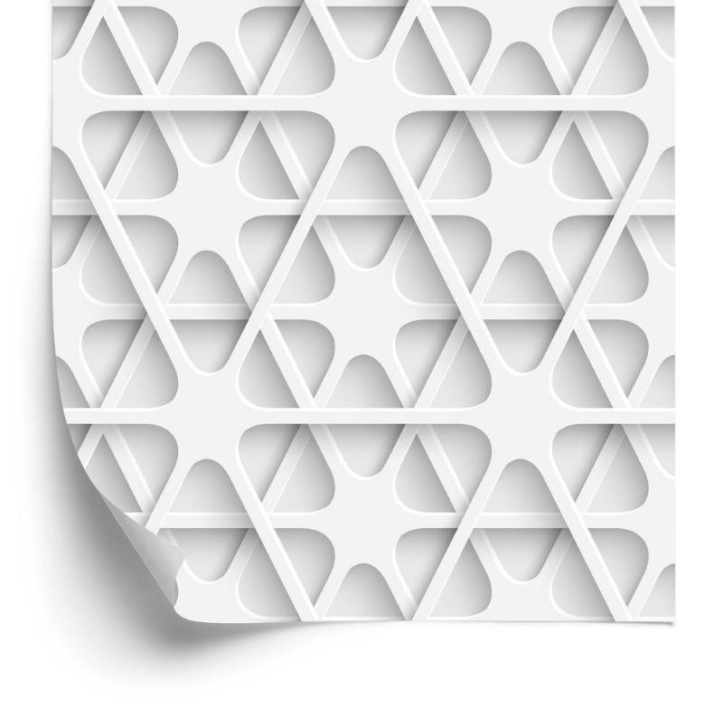 Moderne geometrisk tapetdesign