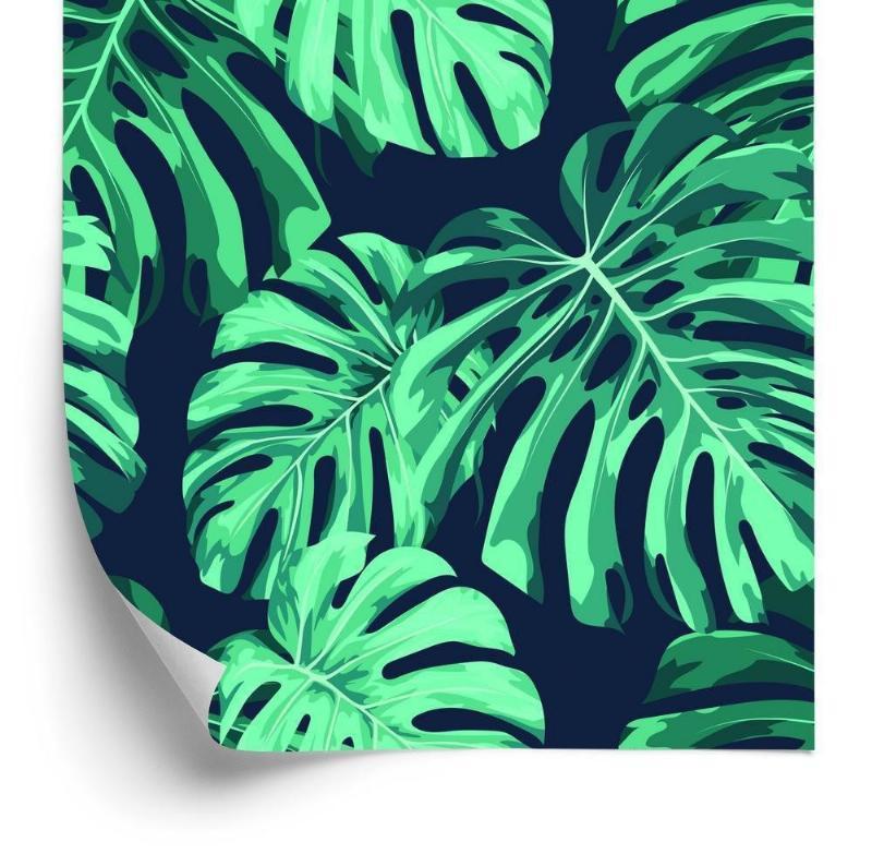 Tapet med Monstera-blade