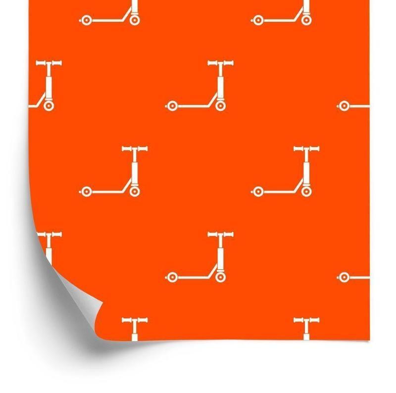 Tapet med scooterdesign
