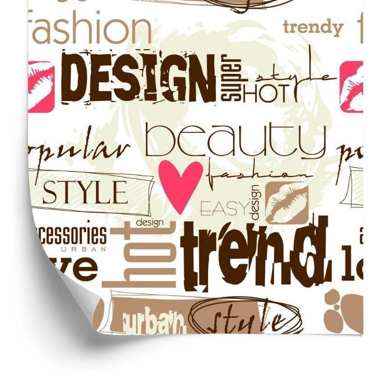 Tapet - Elegante design med undertekster