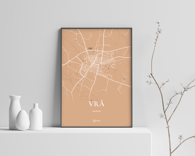 Vrå Plakat Guld 42×60 cm (A2)