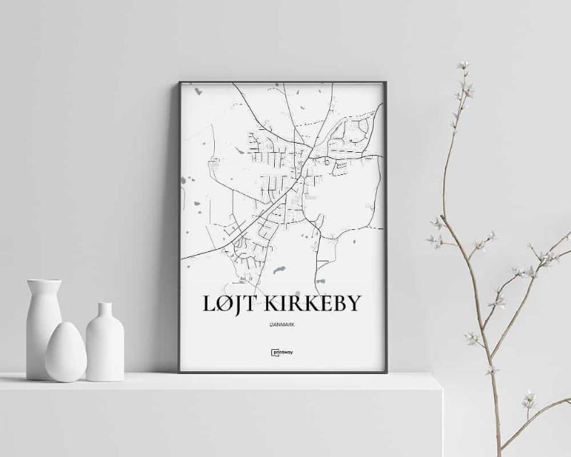 Løjt Kirkeby Plakat 60x84 cm (A1)