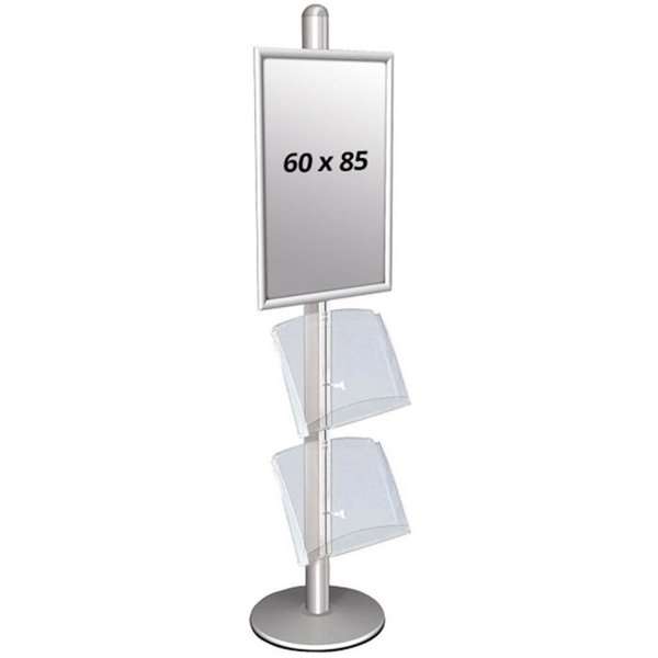 Multi Stander 3 - Plakatstander med 2 Akrylhylder