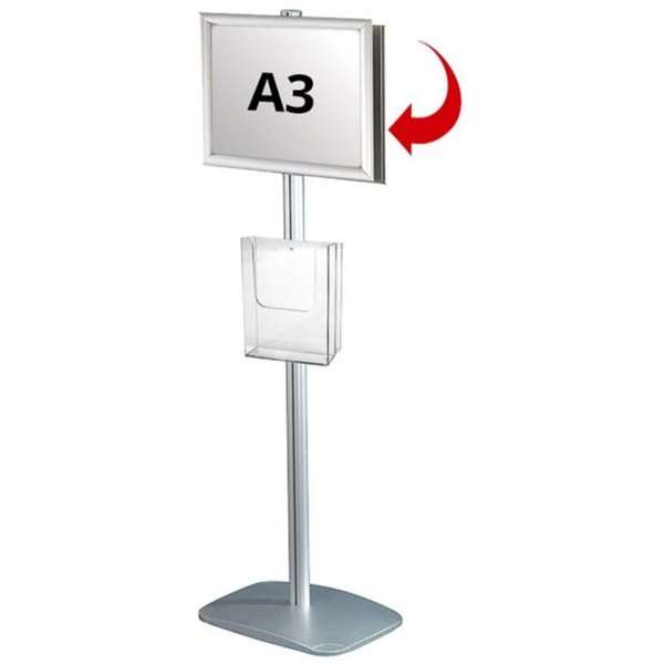 Mini Multi Stander – A3 Snapramme & A4 Brochureholder