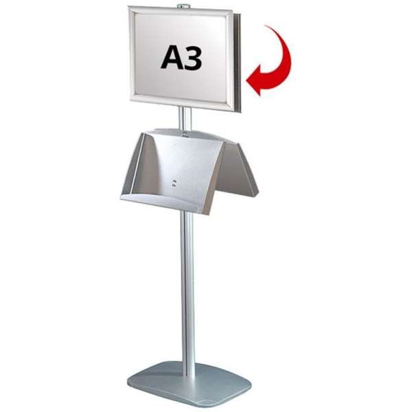 Mini Multi Stander – A3 Snapramme med Hylde til Udsalg