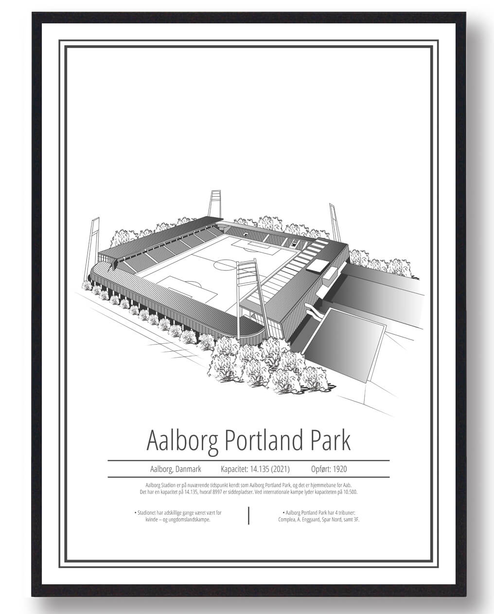 Aalborg Portland Park  AaB plakat