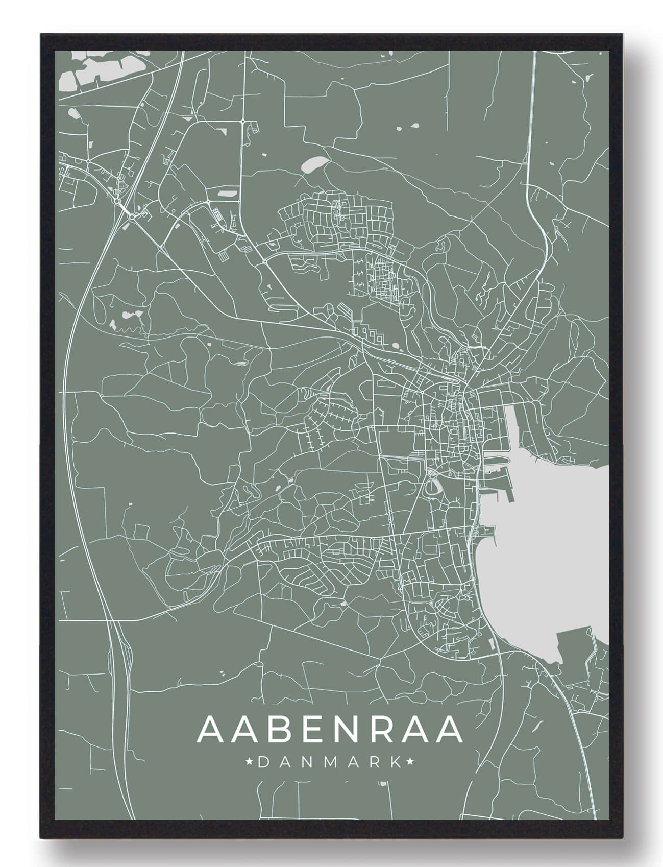 Aabenraa plakat - grøn