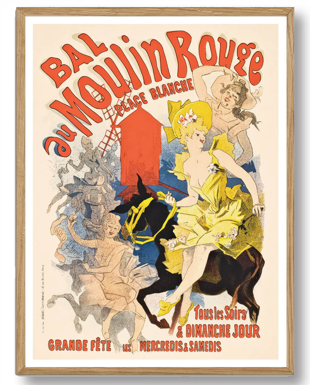 Jules Chéret - Bal au Moulin Rouge