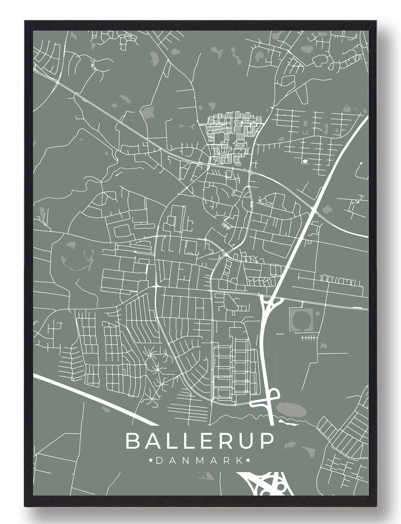 Ballerup Plakat - Grøn til dit hjem