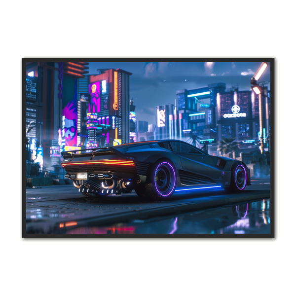 Cyberpunk Bilplakat 52 – Få det nu til dit hjem!