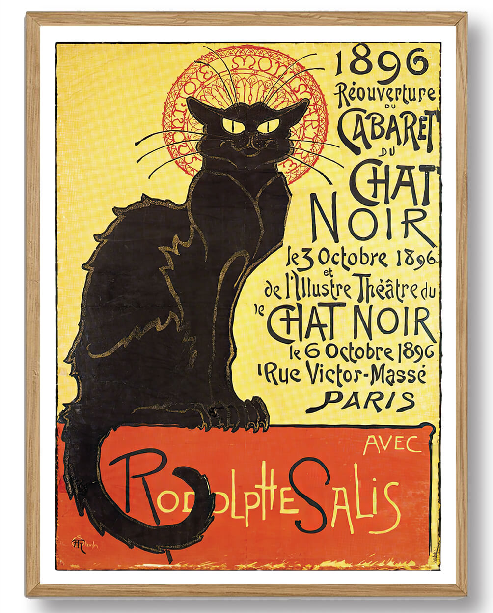 Théophile Alexandre Steinlen - Tournée du Chat Noir Plakat