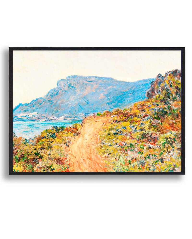 Claude Monet – La Corniche nær Monaco Plakattilbud