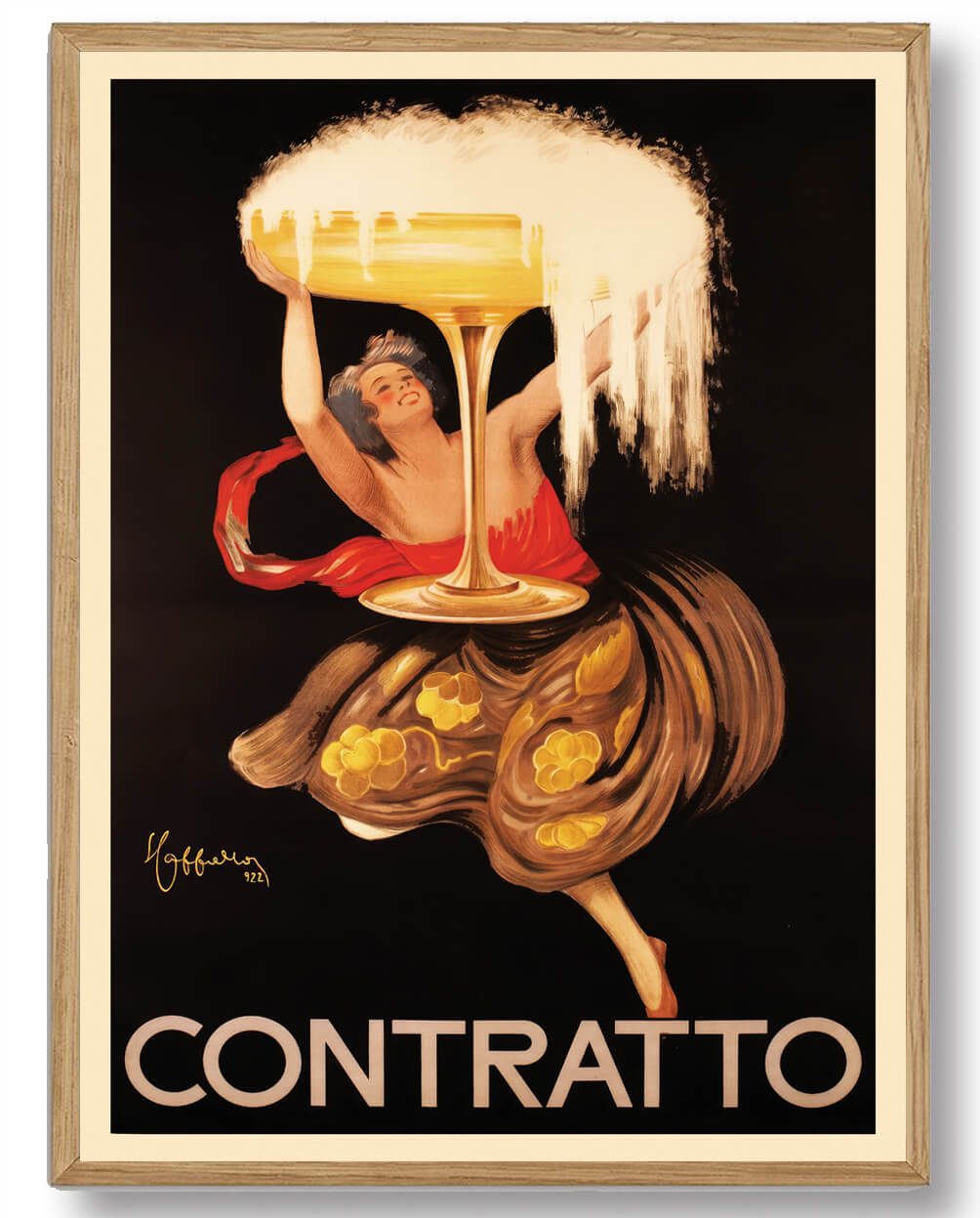 Leonetto Cappiello - Farverig Contratto Plakat til Vin