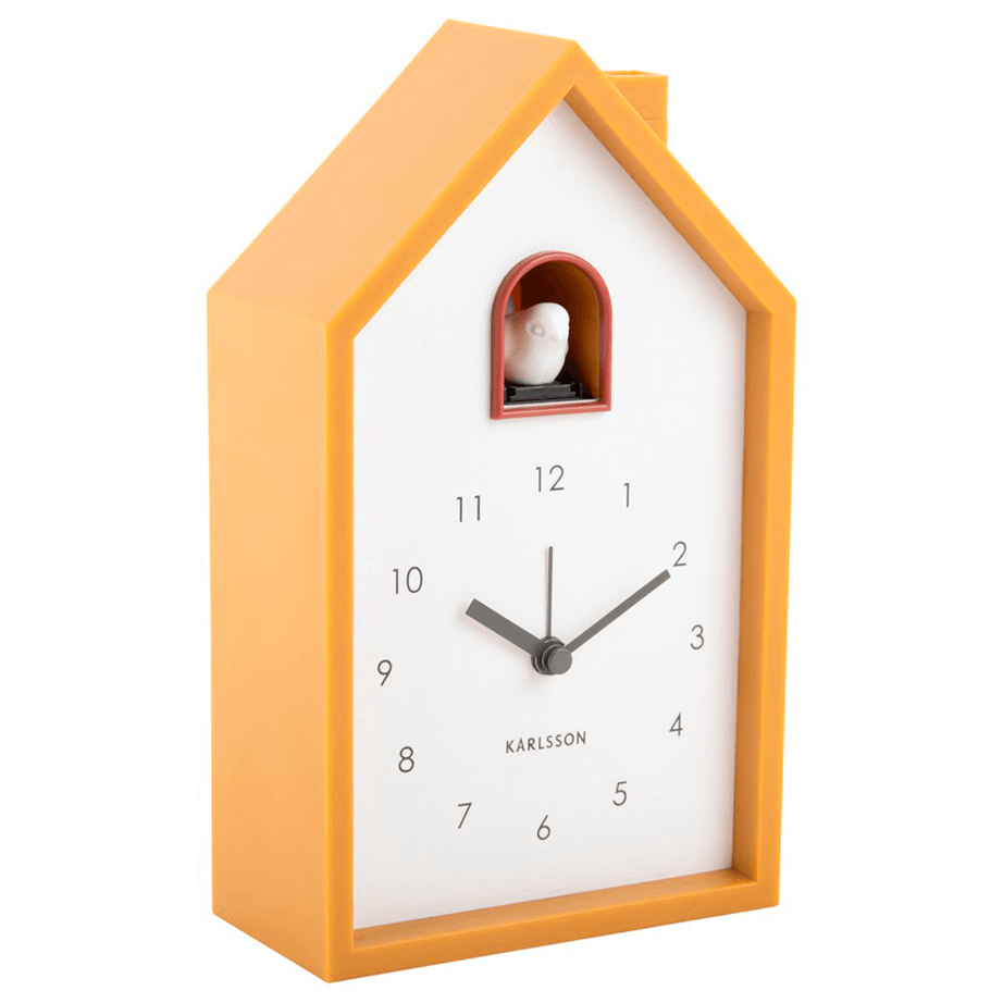 Gul Kukur Vækkeur med Blid Vækning og Snooze-funktion