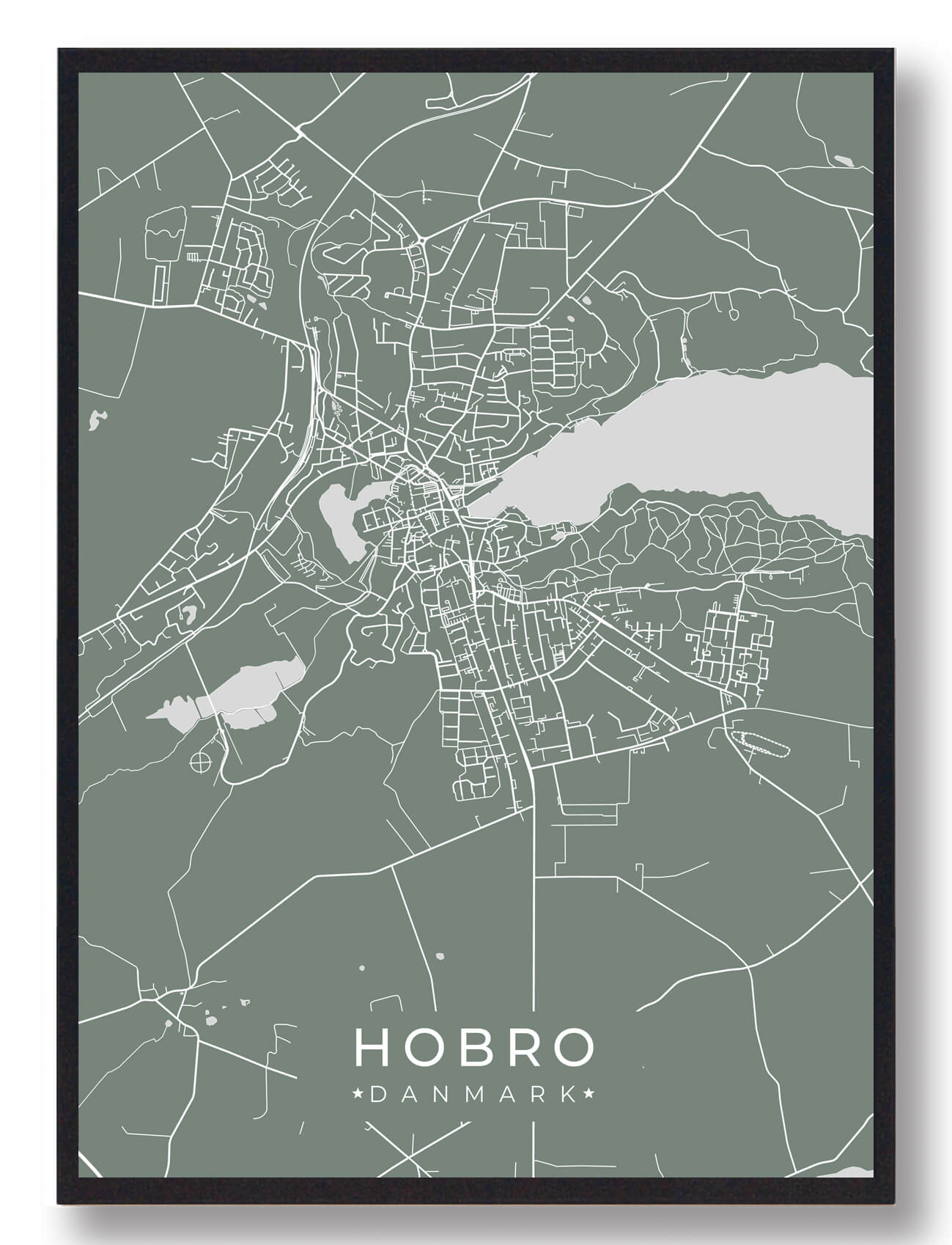 Hobro Plakat - Grøn Inspiration til Boligen