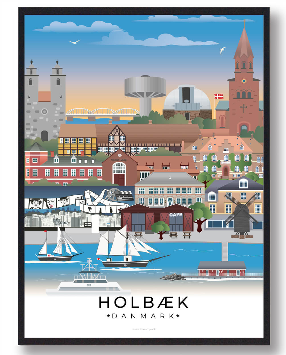 Holbæk byplakat