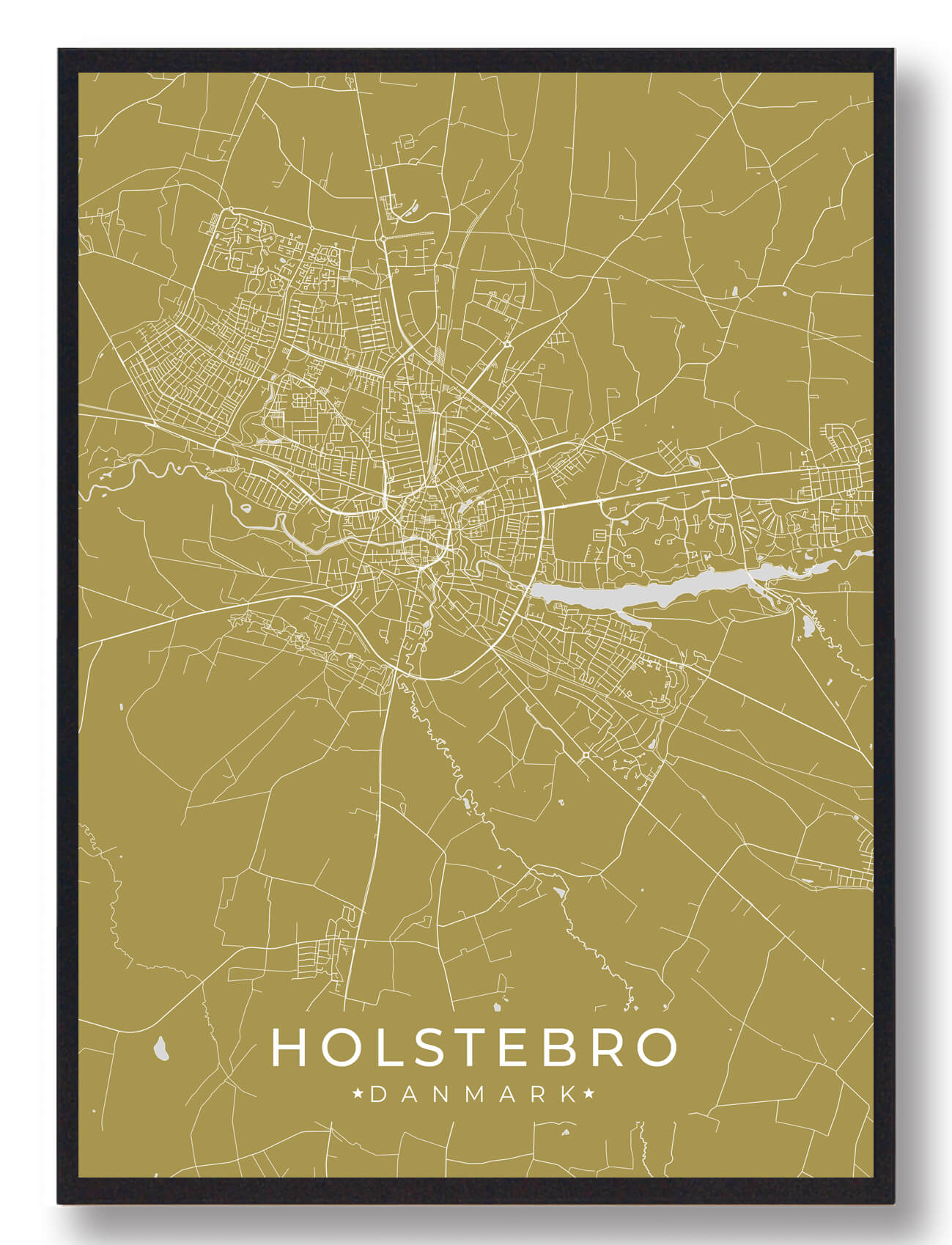 Holstebro plakat - gul