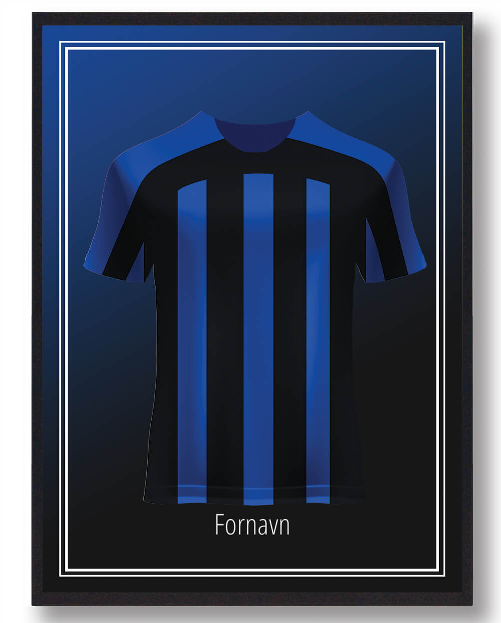 Inter Milan Trøje med Navn - Perfekt Gave til Fans!